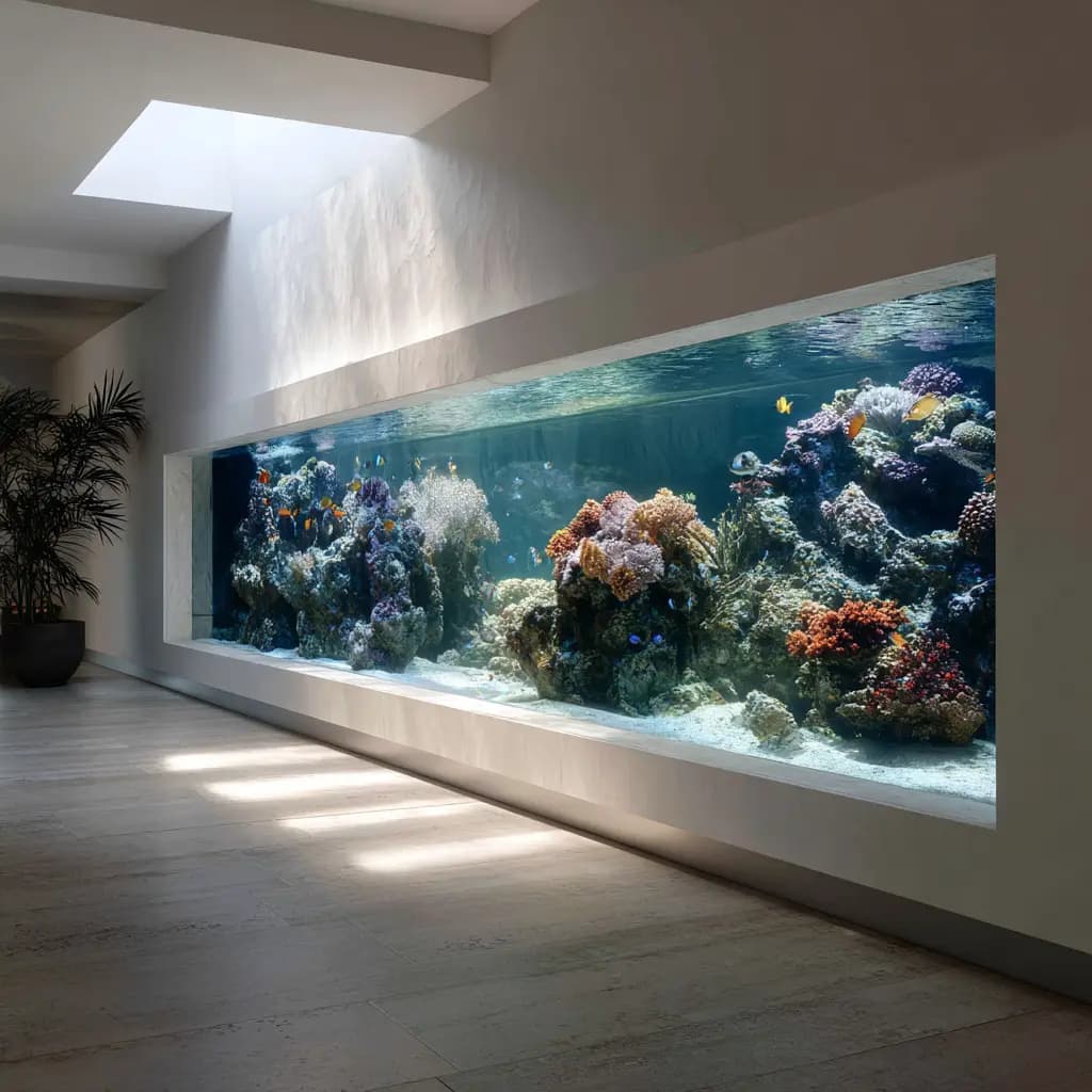 Large modern aquarium